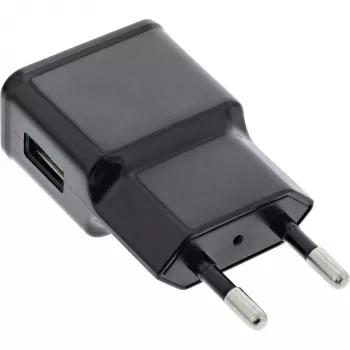 USB-virtasovitin Single InLine 31504S 100-240V - 5V/1,2A musta