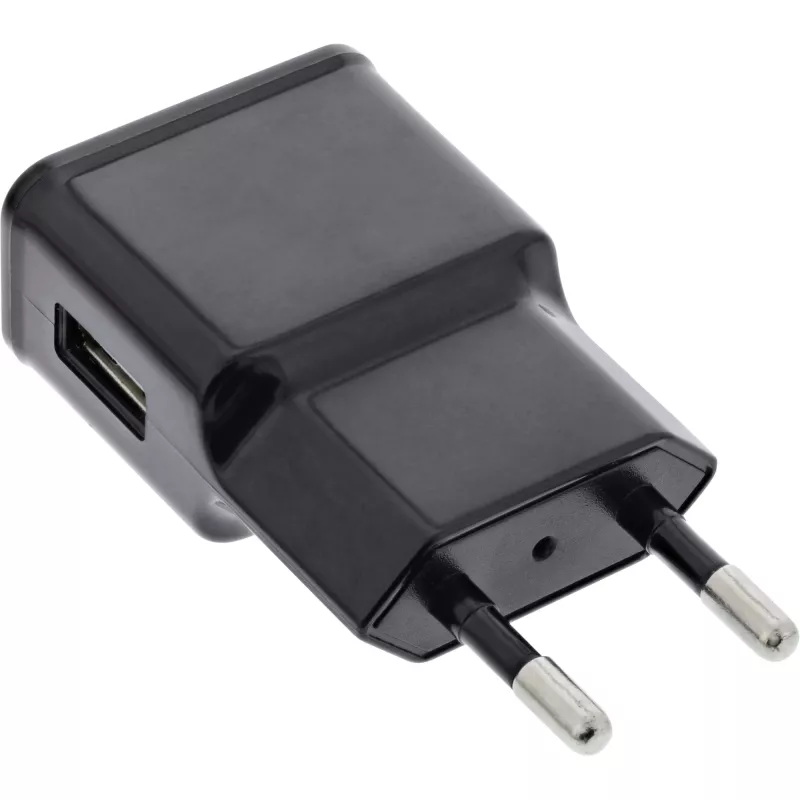 USB-virtasovitin Single InLine 31504S 100-240V - 5V/1,2A musta