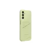 Samsung EF-OA146 korttitaskullinen takakuori Galaxy A14 / A14 5G -puhelimille, TPU, lime