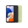 Samsung EF-OA146 korttitaskullinen takakuori Galaxy A14 / A14 5G -puhelimille, TPU, lime