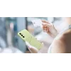 Samsung EF-OA146 korttitaskullinen takakuori Galaxy A14 / A14 5G -puhelimille, TPU, lime