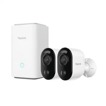 Perusyksikkö Reolink Hub 1 ja 2x Argus Series B310 sisäkäyttöön valkoinen