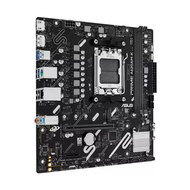 Emolevy ASUS PRIME A620AM-K Socket AM5 microATX DDR5, 2 DIMM, max 128 GB, A620A-piirisarja