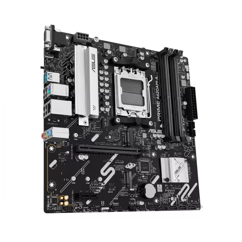 Emolevy ASUS PRIME A620AM-A-CSM, A620, AM5, Micro ATX
