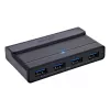 InLine 60604I USB-C-jakokytkin ja 4-porttinen USB-keskitin