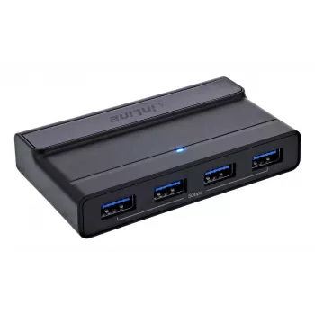 InLine 60604I USB-C-jakokytkin ja 4-porttinen USB-keskitin