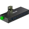 InLine 35396C USB-keskitin USB 3.2 Gen 1 (3.1 Gen 1) Type-B 5000 Mbit/s musta