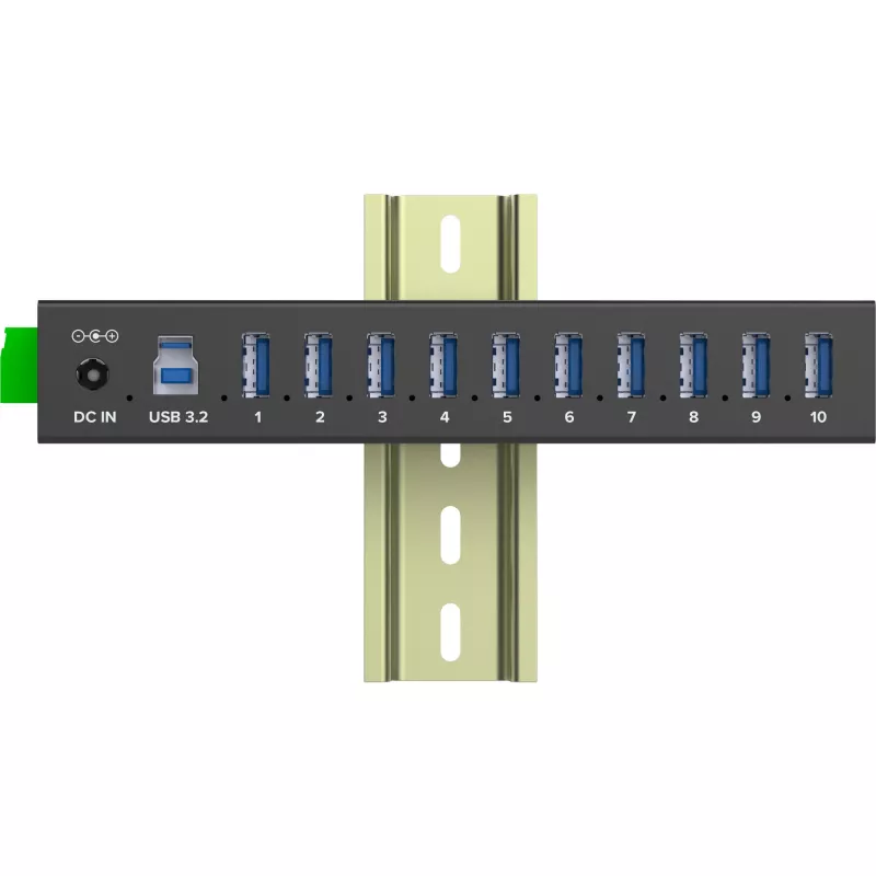 InLine 35396C USB-keskitin USB 3.2 Gen 1 (3.1 Gen 1) Type-B 5000 Mbit/s musta