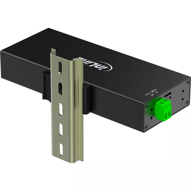 InLine 35396C USB-keskitin USB 3.2 Gen 1 (3.1 Gen 1) Type-B 5000 Mbit/s musta