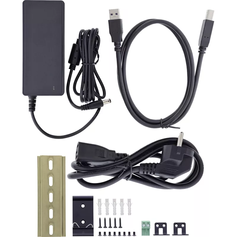 InLine 35396C USB-keskitin USB 3.2 Gen 1 (3.1 Gen 1) Type-B 5000 Mbit/s musta