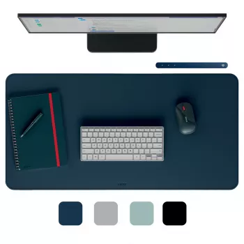 Pöytämatto LEITZ Large Desk Mat, PVC, tummansininen, 400 x 800 x 2 mm
