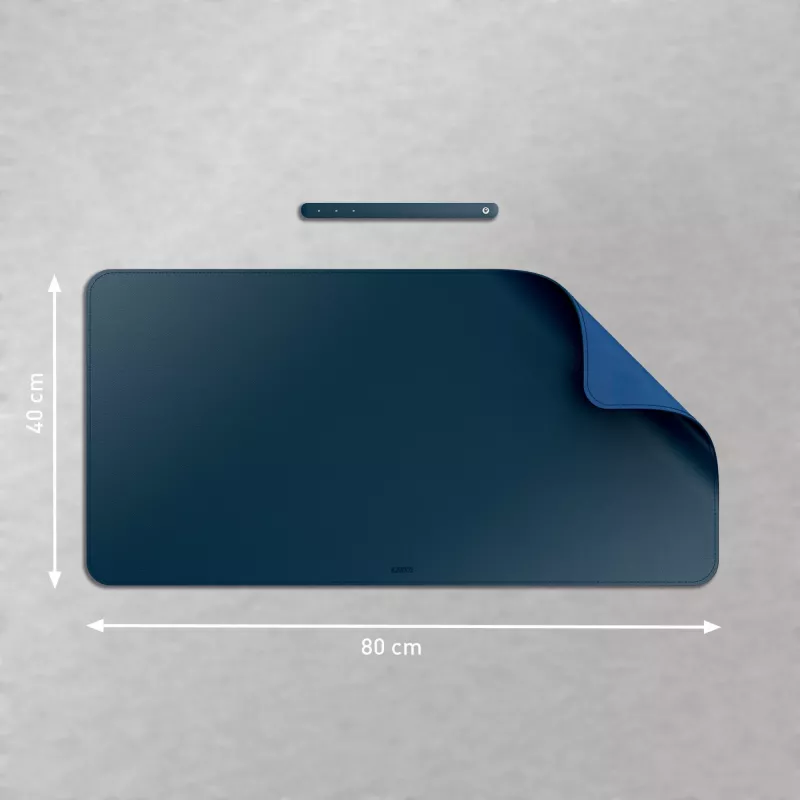 Pöytämatto LEITZ Large Desk Mat, PVC, tummansininen, 400 x 800 x 2 mm