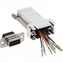 InLine adapteri DB9 naaras / RJ45 8P8C naaras metalloitu kotelo 68889L