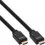 InLine HDMI-aktiivikaapeli, HDMI-High Speed Ethernetillä, M/M, nylonpunos, 10 m