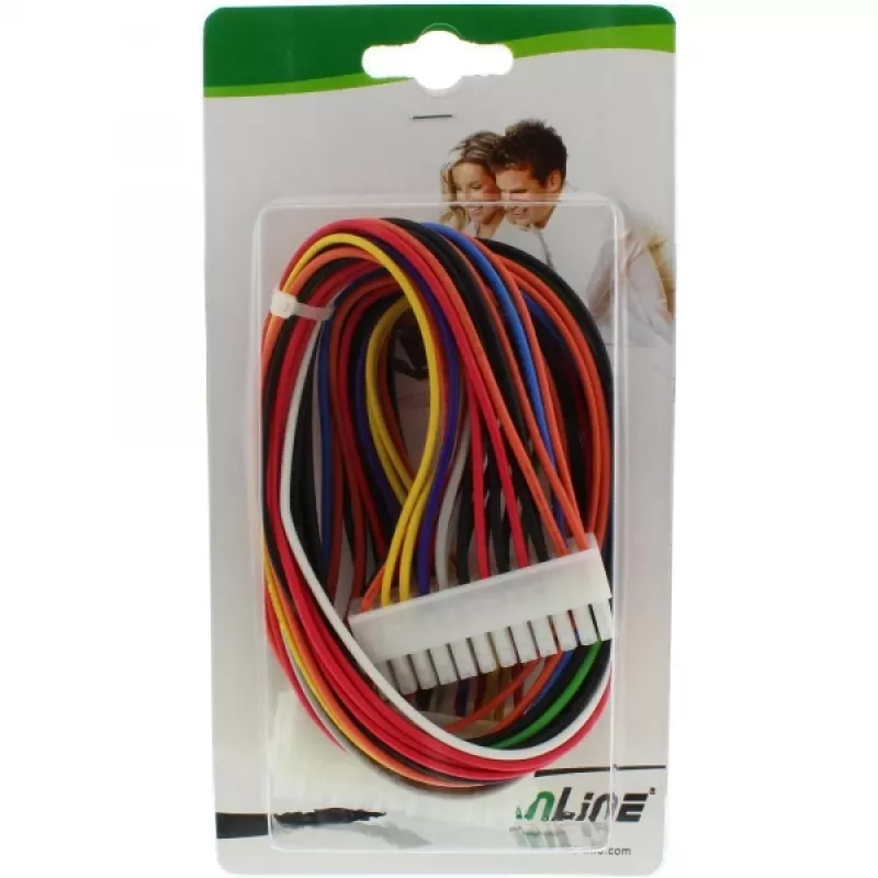 InLine emolevykaapeli ATX 24-pin uros / naaras 0,45 m
