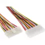 InLine ATX-virtalähteen jatkokaapeli 24-pin naaras / 20+4-pin uros 26629A