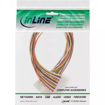 InLine ATX-virtalähteen jatkokaapeli 24-pin naaras / 20+4-pin uros 26629A