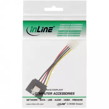 InLine SATA-virtasovitinkaapeli 3,5