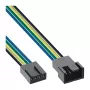 InLine tuuletinkaapelin jatko 4-pin Molex uros/naaras 0,70 m