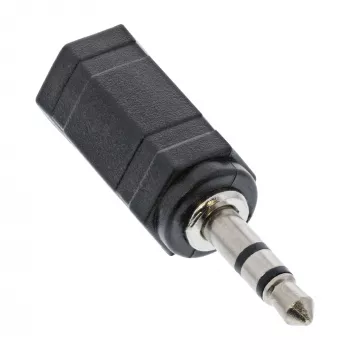 Äänisovitin 2,5 mm kuulokejakki / 3,5 mm kuulokepistoke stereo InLine 99309