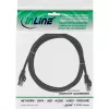 InLine verkkokaapeli F/UTP Cat.5e musta 5 m