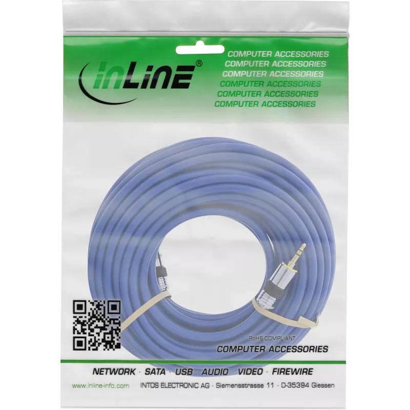 InLine Premium -audiokaapeli 3,5 mm klinkki uros/uros 2 m
