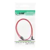 InLine SATA-kaapeli 150-/300-/600-SATA-liitännöille, kulmikas, lukituksilla, 90°, 0,3 m