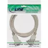 InLine nullmodem-kaapeli DB9-naaras/DB9-naaras, koottu, harmaa, 10 m