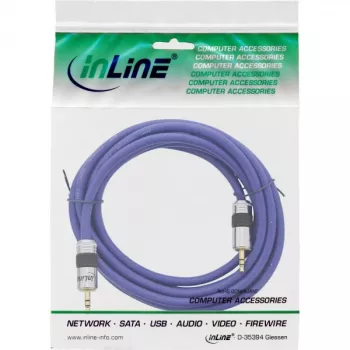 InLine Premium -audiokaapeli 3,5 mm klinkki uros/uros 7 m
