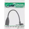 InLine Micro USB OTG -adapterikaapeli Micro-B-uros kulmikas USB A -naaras 0,1 m