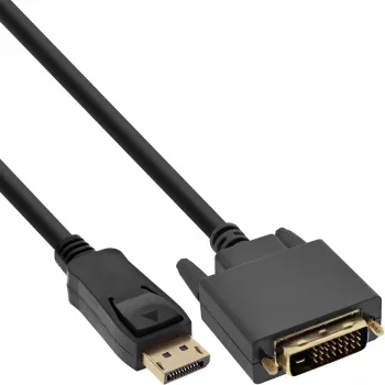 DisplayPort-DVI-adapterikaapeli InLine 17114 1,5 m musta