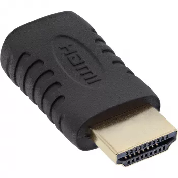 HDMI-adapteri InLine 17691G HDMI-uros / Mini HDMI -naaras kullattu