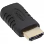 HDMI-adapteri InLine 17691G HDMI-uros / Mini HDMI -naaras kullattu