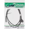 InLine Sveitsi virtajohto CEE7/16-pistoke Euro8 C7, musta, 1,8 m