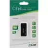 InLine OTG-kortinlukija Dual Flex SD, microSD USB-portilla ja 2 korttipaikalla