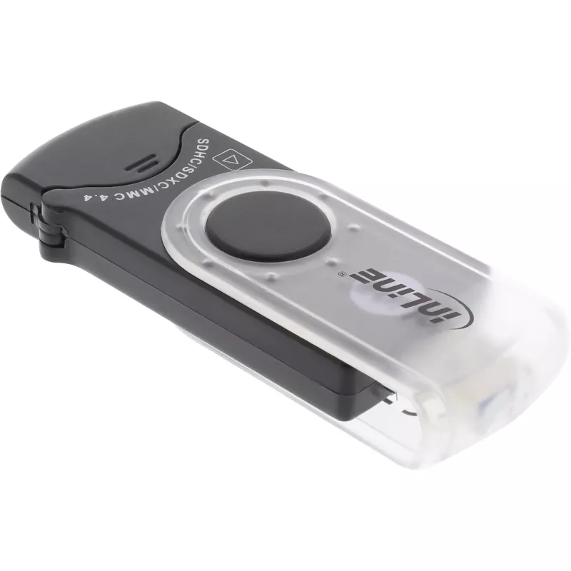 InLine USB 3.0 kannettava kortinlukija 2 korttipaikalla SD SDHC SDXC microSD
