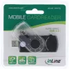 InLine USB 3.0 kannettava kortinlukija 2 korttipaikalla SD SDHC SDXC microSD