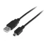 StarTech.com 0,5 m Mini-USB 2.0 -kaapeli – A - Mini-B – M/M, 0,5 m, USB A, Mini-USB B, USB 2.0, uros/uros, musta