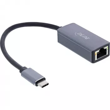 InLine USB 3.2 - 2.5G Ethernet verkkosovitinkaapeli, USB-C - RJ45