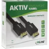 InLine DisplayPort-aktiivikaapeli, musta, kullatut kontaktit, 20 m