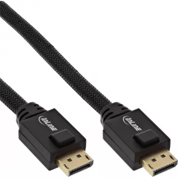 InLine DisplayPort-aktiivikaapeli, musta, kullatut kontaktit, 25 m