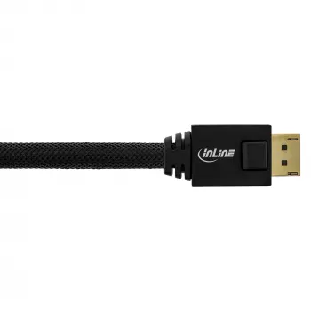 InLine DisplayPort-aktiivikaapeli, musta, kullatut kontaktit, 25 m