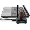 InLine USB 3.0 -monisovitin, 2x USB-A, RJ45, SD/microSD-kortinlukija, musta