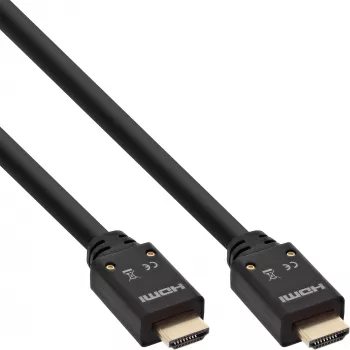 InLine HDMI-aktiivikaapeli, HDMI High Speed Ethernetillä, M/M, 15 m