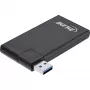 InLine USB 3.0 -keskitin kääntyvä, 4 porttia, musta