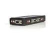 StarTech.com 4-porttinen musta USB-KVM-kytkinpaketti kaapeleilla ja äänellä