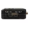 StarTech.com 2-porttinen musta USB-KVM-kytkinpaketti äänellä ja kaapeleilla