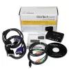 StarTech.com 2-porttinen musta USB-KVM-kytkinpaketti äänellä ja kaapeleilla
