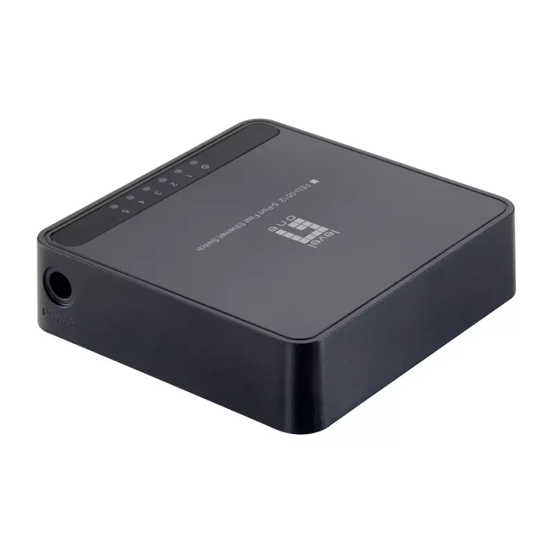 Verkkokytkin LevelOne FEU-0512 Fast Ethernet 10/100 musta