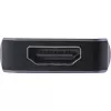 InLine-monikeskitin USB 3.2 Gen.1, 2x USB-A, HDMI 4K/30Hz, kortinlukija, alumiini, harmaa